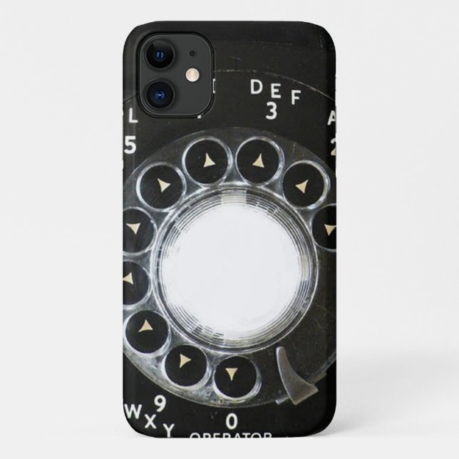 Funda De Case-Mate Para iPhone Teléfono de disco (Reverso)