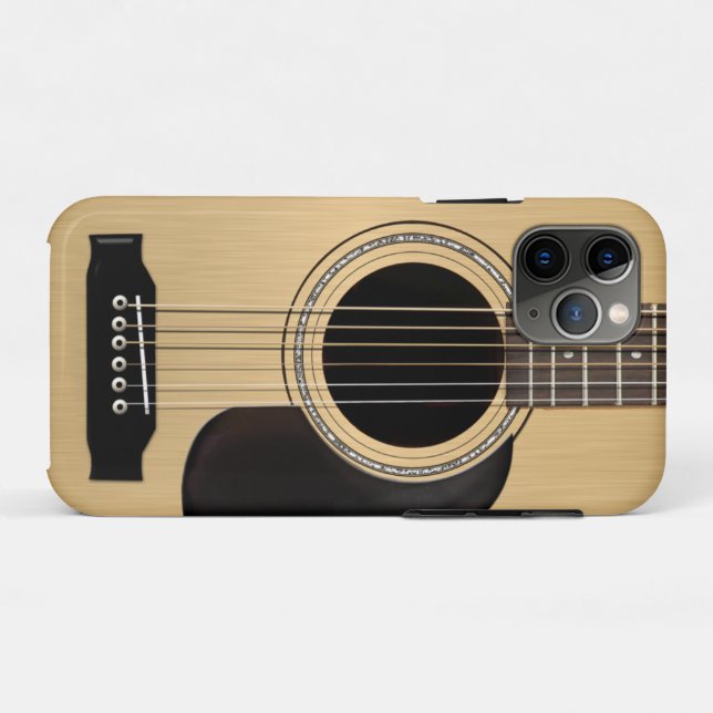 Funda De Case-Mate Para iPhone Teléfono de la guitarra (Reverso (horizontal))