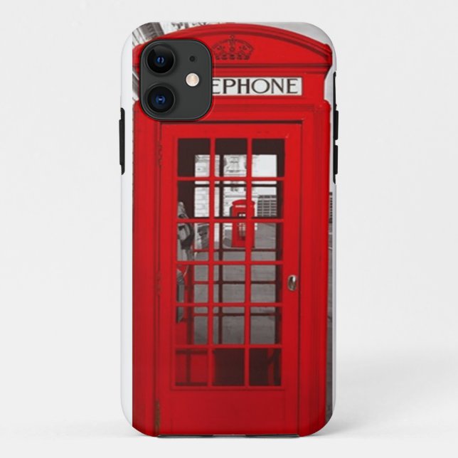 Funda De Case-Mate Para iPhone Teléfono de Londres (Reverso)
