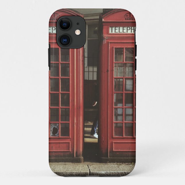 Funda De Case-Mate Para iPhone Teléfono de Londres (Reverso)