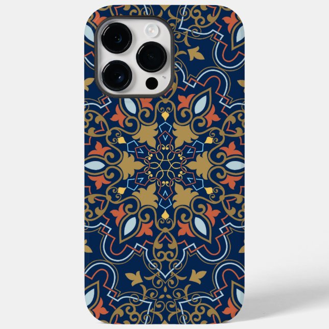 Funda De Case-Mate Para iPhone Teléfono de patrón oriental (Reverso )