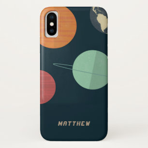 Funda Para iPhone X Teléfono del planeta exterior de los niños
