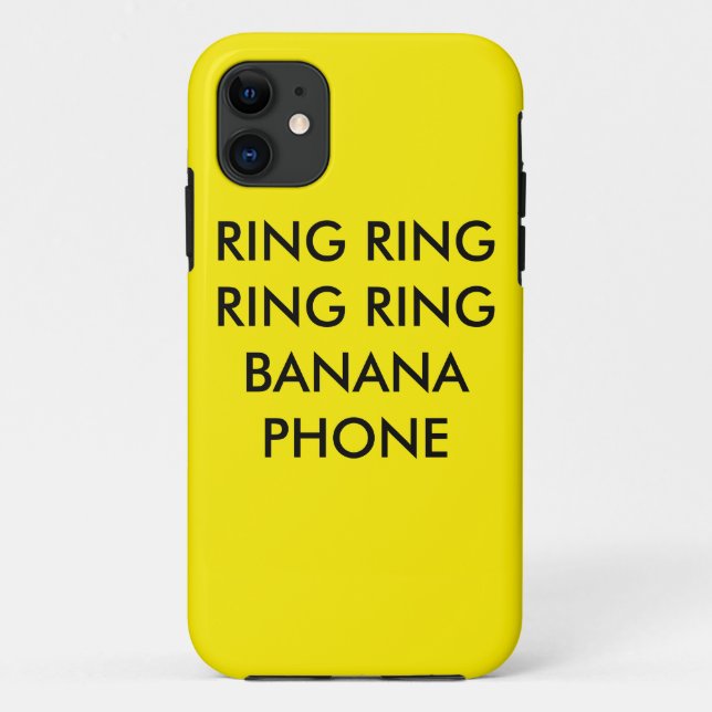 Funda De Case-Mate Para iPhone Teléfono del plátano (Reverso)