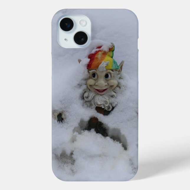 Funda De Case-Mate Para iPhone Teléfono Gnome (Reverso )