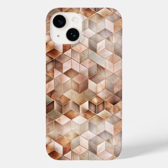 Funda De Case-Mate Para iPhone Teléfono moderno femenino (Reverso )