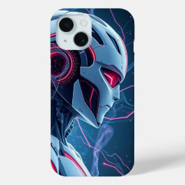 Funda Para iPhone 15 Teléfono móvil de Robo Head