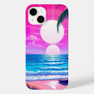 Funda Para iPhone 14 De Case-Mate Teléfono multicolor Beach Sunset