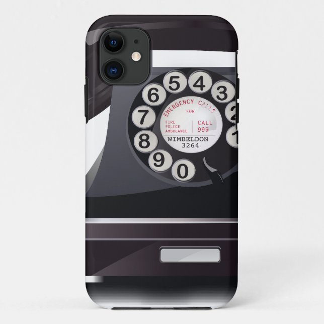 Funda De Case-Mate Para iPhone Teléfono rotativo (Reverso)