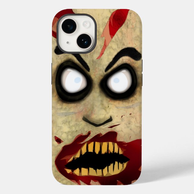 Funda De Case-Mate Para iPhone Teléfono zombi (Reverso )