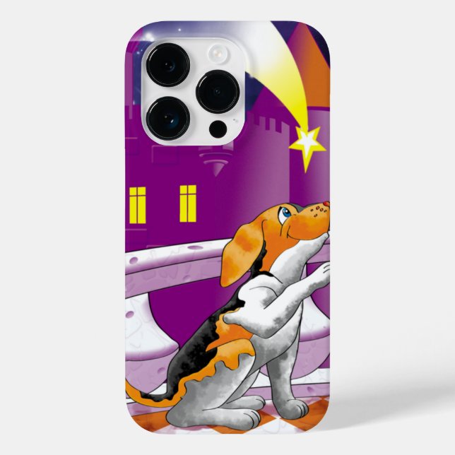 Funda De Case-Mate Para iPhone telescopio de perros (Reverso )