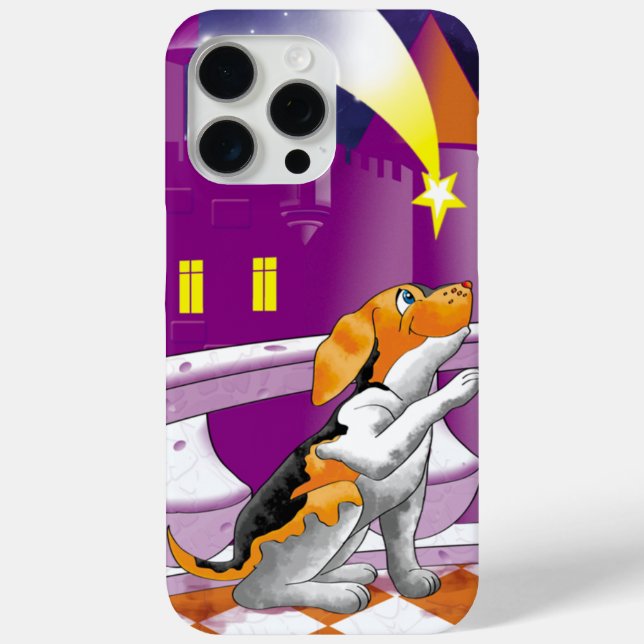 Funda De Case-Mate Para iPhone telescopio de perros (Reverso )