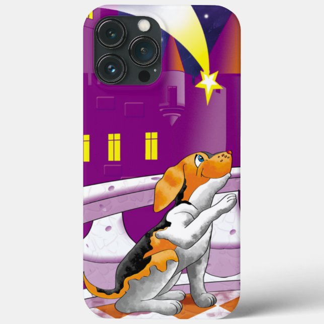 Funda De Case-Mate Para iPhone telescopio de perros (Reverso )