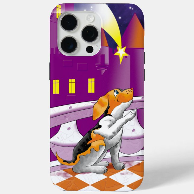 Funda De Case-Mate Para iPhone telescopio de perros (Reverso )