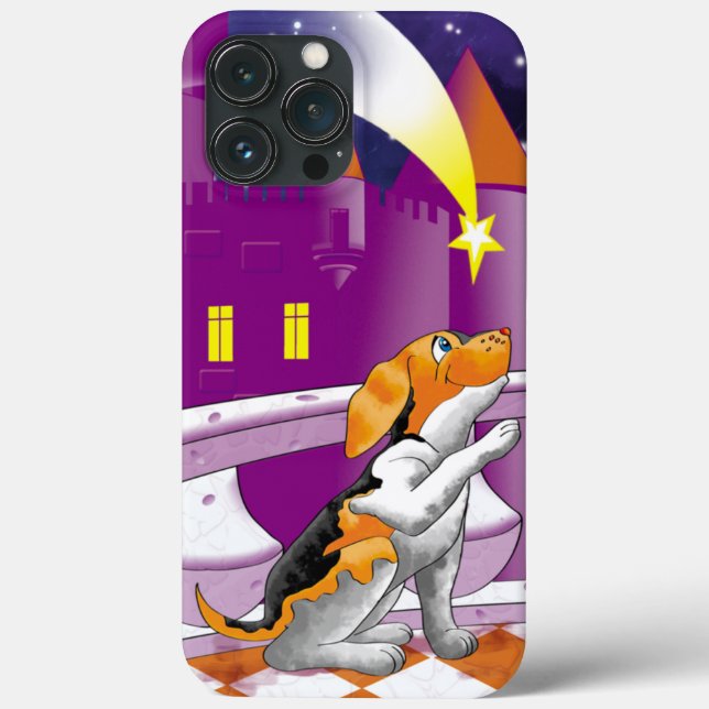 Funda De Case-Mate Para iPhone telescopio de perros (Reverso )