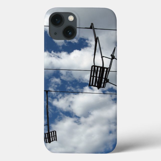 Funda De Case-Mate Para iPhone Telesilla y cielo (Reverso)