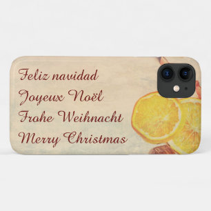 Funda Para iPhone 11 Tema de los navidades con frutas en la apariencia 