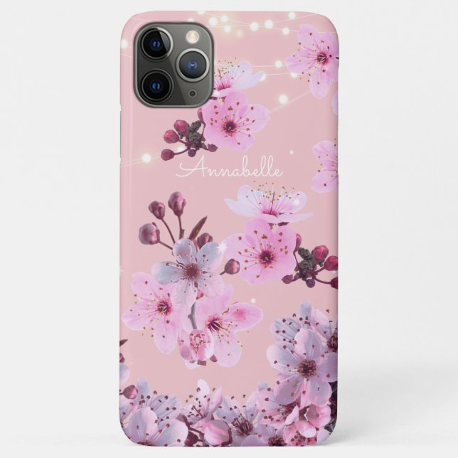 Funda De Case-Mate Para iPhone Tema de Sakura (Reverso)