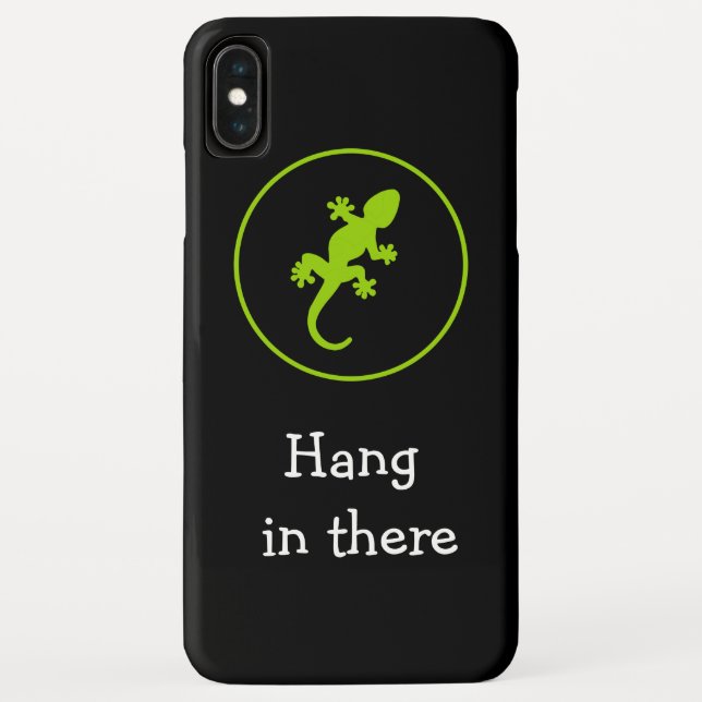 Funda De Case-Mate Para iPhone Tema divertido de la naturaleza del lagarto Gecko (Reverso)
