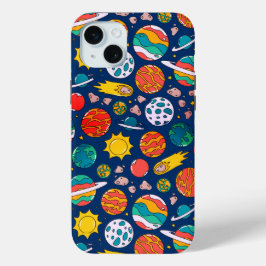 Funda Para iPhone 15 Mini Tema espacial