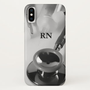 Funda Para iPhone X Tema médico moderno RN