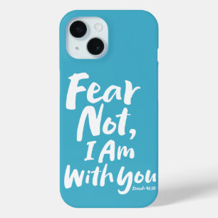 Funda Para iPhone 15 TEMOR NO, ESTOY contigo Fe Cristiana Isaías 41