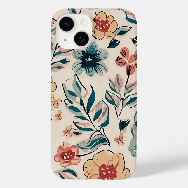 Funda De Case-Mate Para iPhone Temporada de primavera (Reverso )