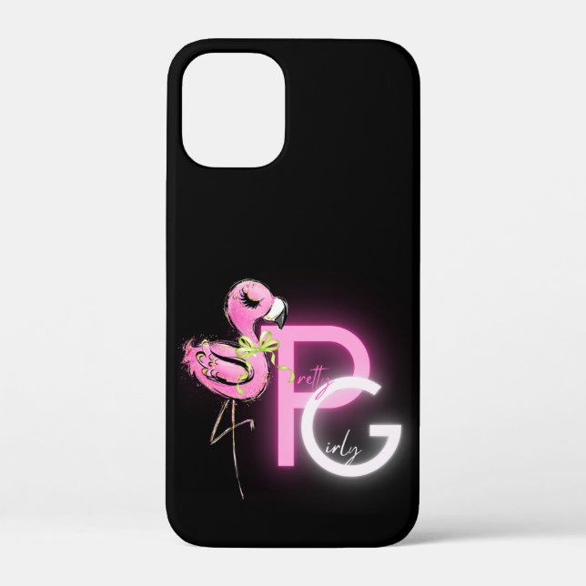 Funda De Case-Mate Para iPhone Tendencia Bonito Girly Moda Regalos Flamingo (Reverso )