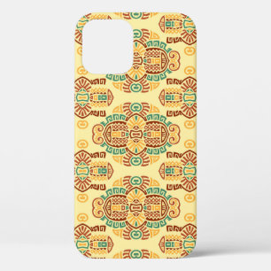 Funda Para iPhone 12 Tendencia de cosecha étnica: mosaico sin foco bohe