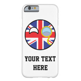 Funda Barely There Para iPhone 6 Tendencia divertida Geeky País del Reino Unido