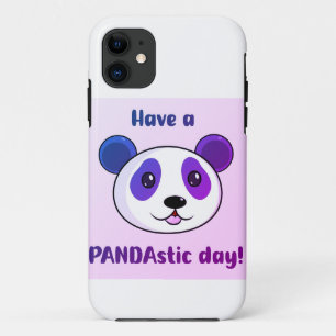 Funda Para iPhone 11 Tener un día pandástico   Estuche Cute Panda Phone