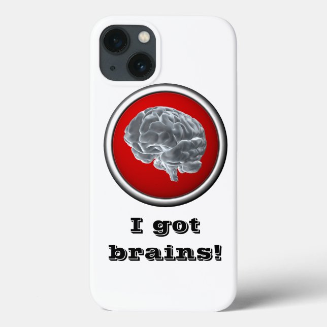 Funda De Case-Mate Para iPhone ¡Tengo cerebro! (Reverso)
