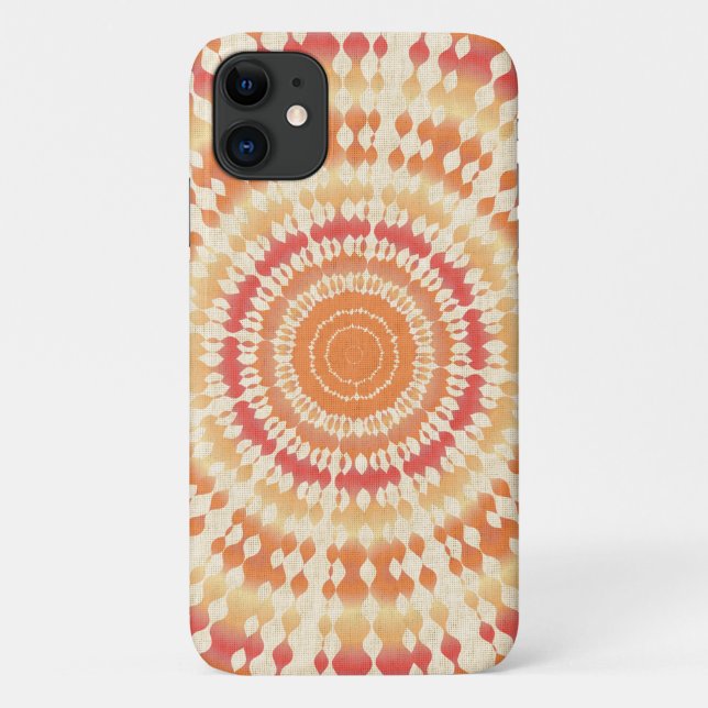 Funda De Case-Mate Para iPhone Teñido anudado de Sun (Reverso)