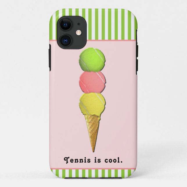 Funda De Case-Mate Para iPhone Tenis divertida (Reverso)