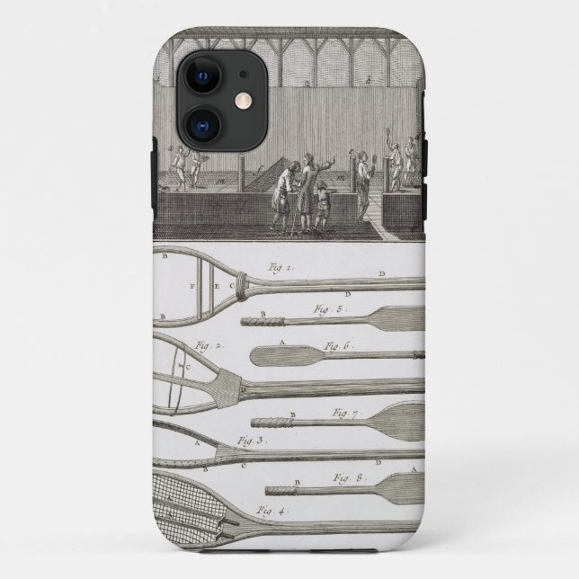 Funda De Case-Mate Para iPhone Tenis real y la construcción de estafas, de (Reverso)