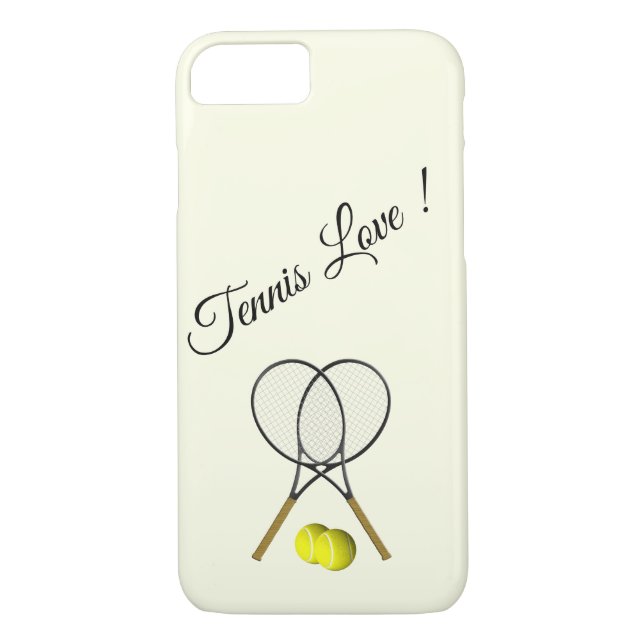 Funda De Case-Mate Para iPhone Tennis Doubles Cream (Reverso)