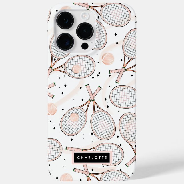 Funda De Case-Mate Para iPhone Tennis Lover Racket (Reverso)