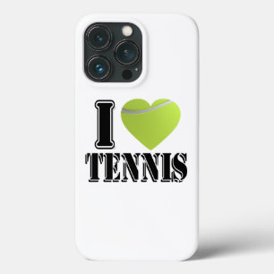 Funda Para iPhone 13 Pro Tensión de corazón   Me encanta el tenis