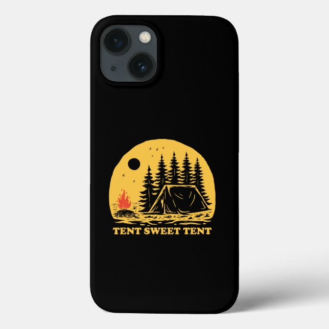 Funda De Case-Mate Para iPhone Tent Sweet Tent (Reverso)