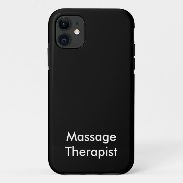 Funda De Case-Mate Para iPhone Terapeuta del masaje (Reverso)