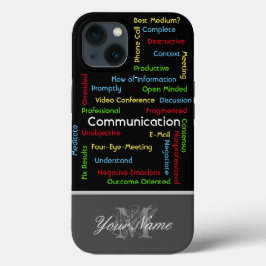 Funda Para iPhone 13 Términos de comunicación para gerentes de proyecto