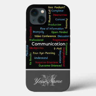 Funda Para iPhone 13 Términos de comunicación para gerentes de proyecto