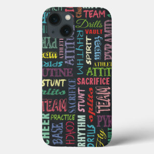 Funda Para iPhone 13 Términos de Porristas en la Pizarra