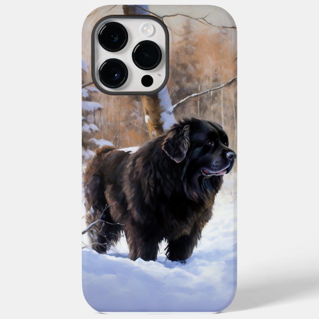 Funda De Case-Mate Para iPhone Terranova Deja que nieve Navidad (Reverso )