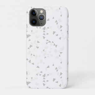 Funda Para iPhone 11 Pro Terrazo gris blanco Moderno mínimo