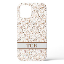 Terrazzo Brown y Beige y Blanco personalizados