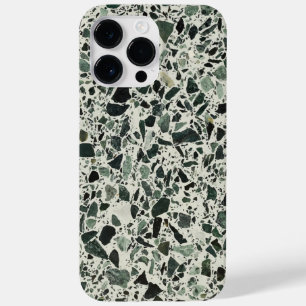 Funda Para iPhone 14 Pro Max De Case-Mate Terrazzo verde moderno