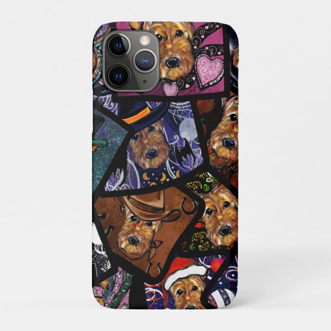 FUNDA DE Case-Mate PARA iPhone TERRIER AIREDALE (Reverso)