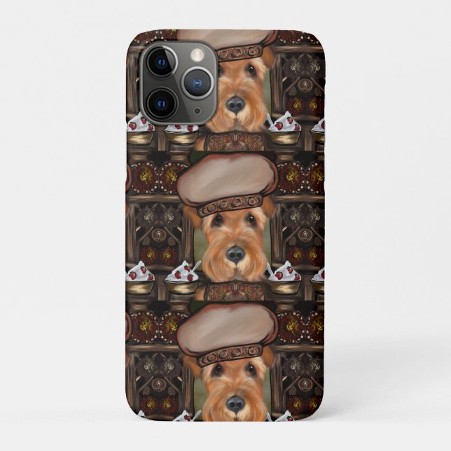 Funda De Case-Mate Para iPhone Terrier Airedale  (Reverso)