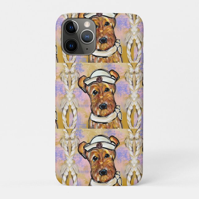 FUNDA DE Case-Mate PARA iPhone TERRIER DE AIREDALE   (Reverso)