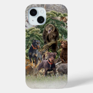 Funda Para iPhone 15 Terrier de caza alemán, Jagdterrier
